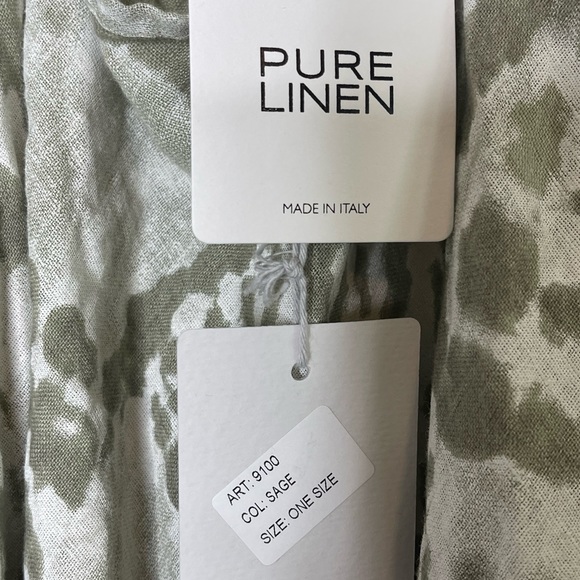 100% LINEN Sage green cape 😍 - Picture 2 of 3